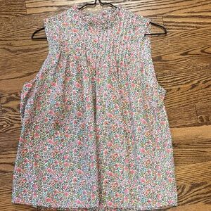 J. Crew Floral Sleeveless top